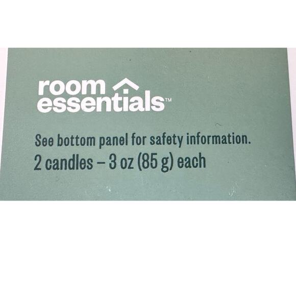 Room Essentials 2pk 3oz Tin Gift Set Grove Scented Soy Wax Blend Jar Candles New - Picture 5 of 6